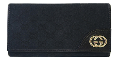 Gucci Monogram Continental Wallet, front view